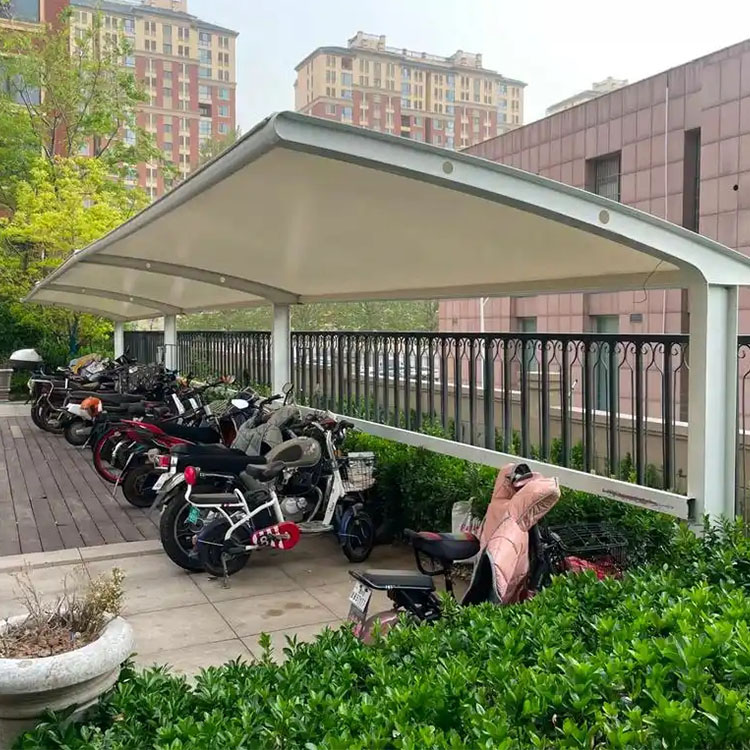 凌云县膜结构电动车棚